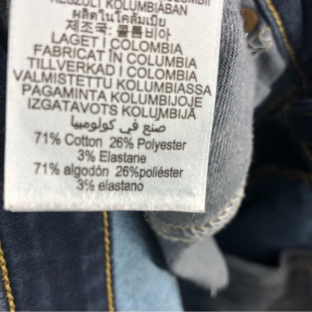 Michael Kors Jeans Womens Size 6 Blue Izzy Skinny Raw Hem Jeans